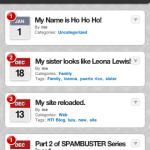 Home Page on iPhone