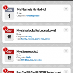 Home Page on Palm Pre