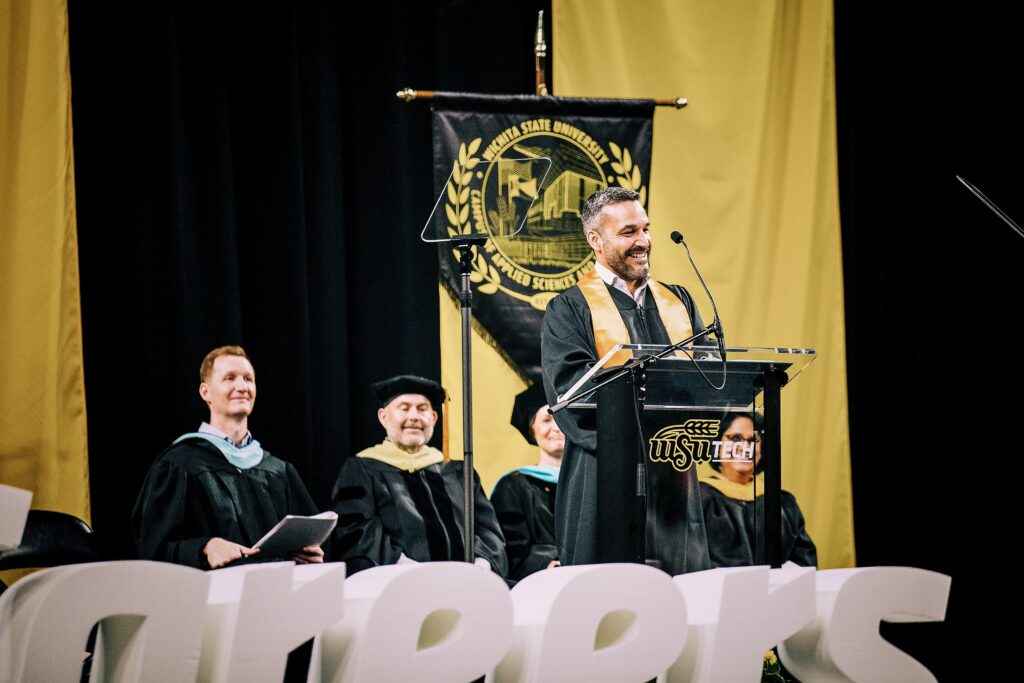 Luis Rodriguez, 2022 Wichita State University College of Applied Sciences and Technology Commencement Speech, WSUTech